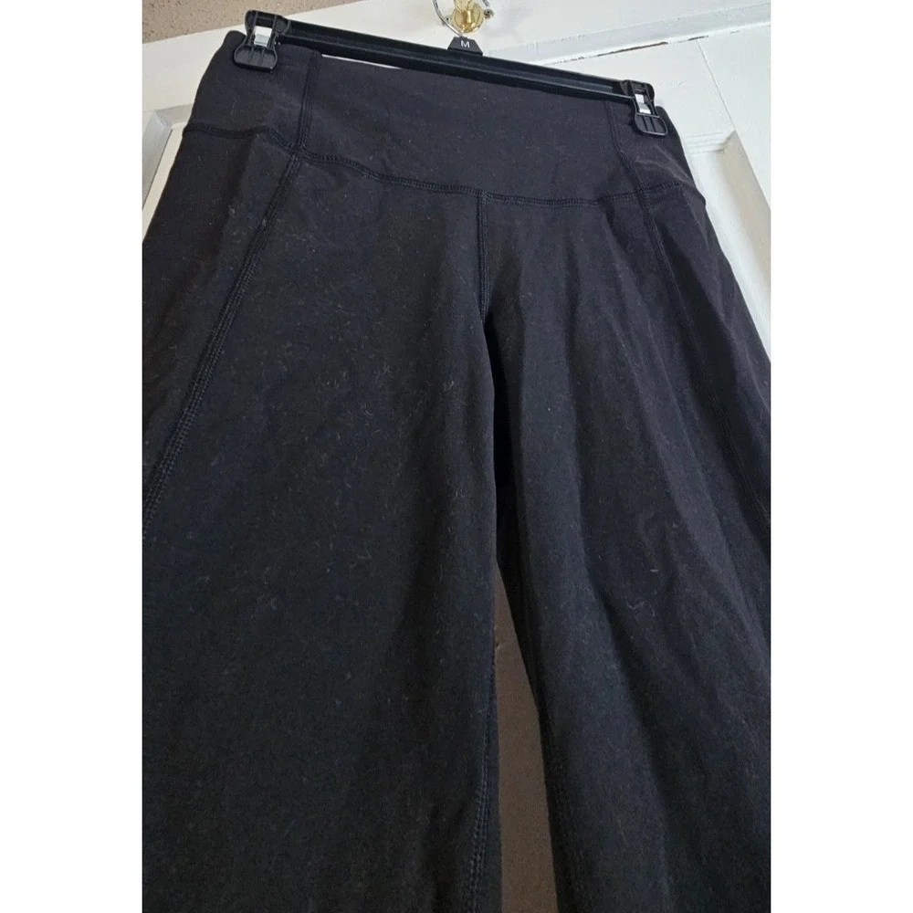 LULULEMON women's 4 cropped high‎ rise back splits legging pants inseam21
